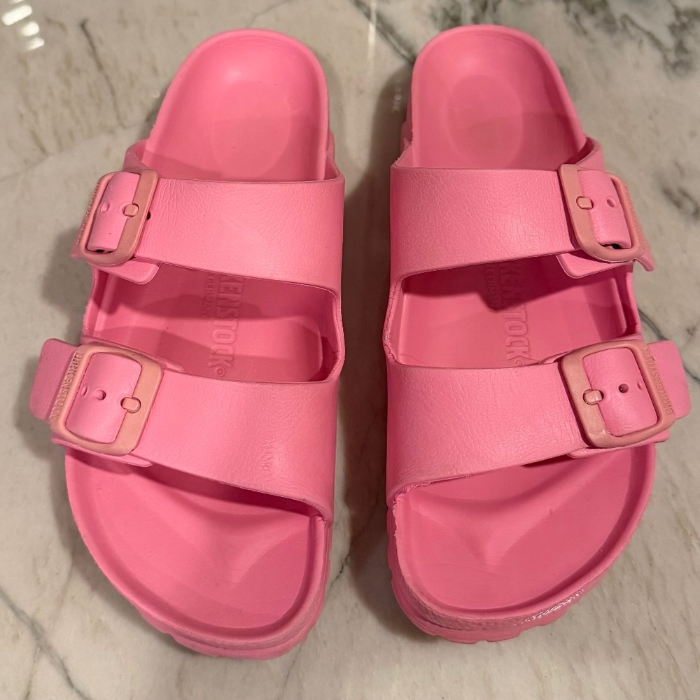 Birkenstock Pink Sandals Size 35